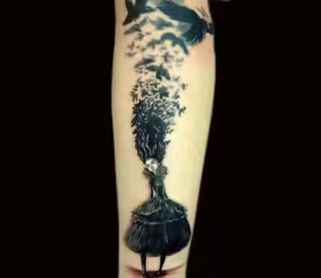 Witch Raven Tattoo Witch Raven Tattoo