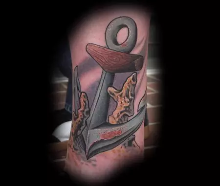 anchor pirate tattoo