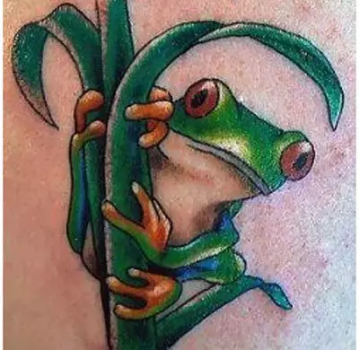 best frog tattoos