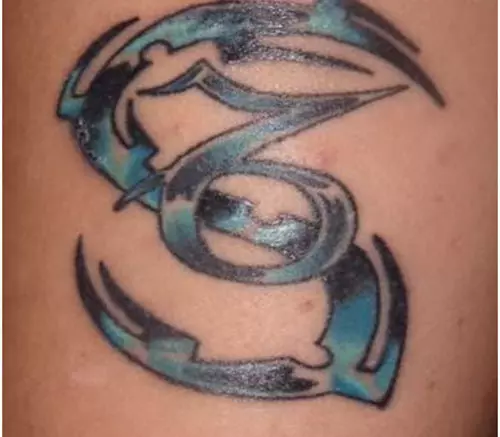 capricorn name tattoo