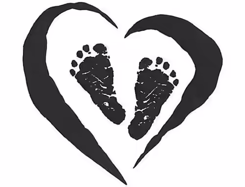 footprints in heart tattoo footprints in heart tattoo
