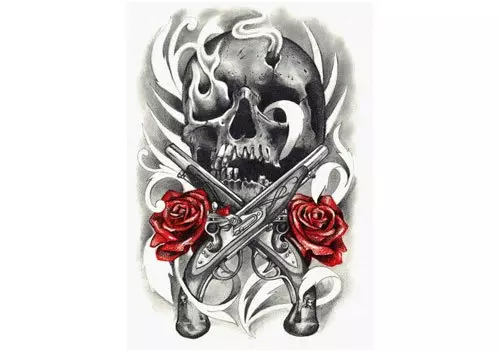 guns and roses tattoo designs