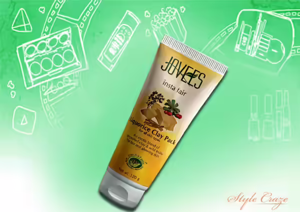 jovees insta fair liquorice clay pack jovees insta fair liquorice clay pack