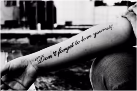 love yourself tattoo love yourself tattoo