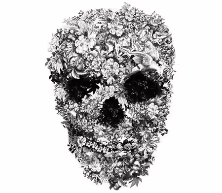 mexican flower skull tattoos mexican flower skull tattoos
