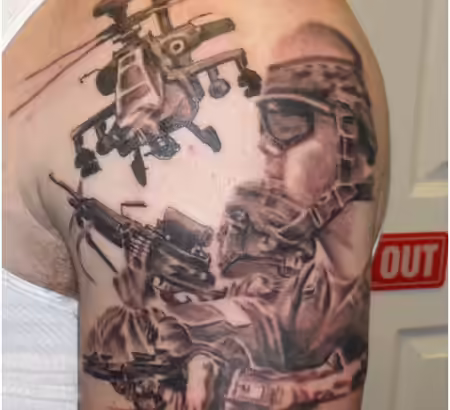 military helicopter tattoo military helicopter tattoo