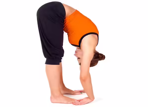 Big Toe pose - Hatha Yoga padangusthasana pose - Hatha Yoga