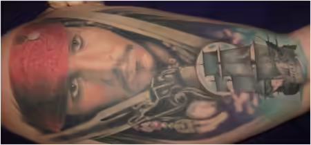 pirates caribbean tattoo pirates caribbean tattoo