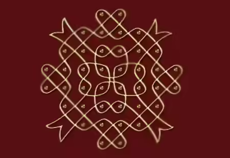 Sikku kolam designs with dots Sikku kolam designs with dots