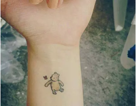 teddy bear with balloons tattoos