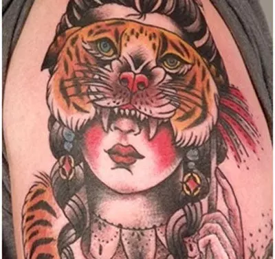 tiger mask tattoo