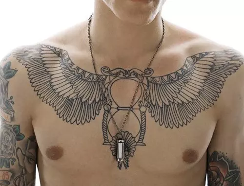 tribal wings tattoo