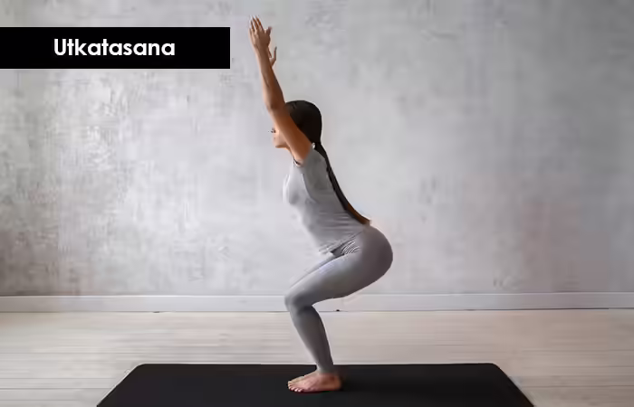 Zen Yoga – Utkatasana (Chair Pose) 5.-Utkatasana