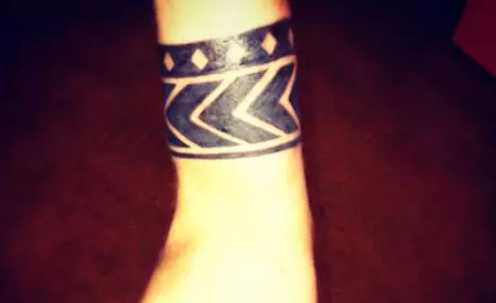 Aztec Wristband Tattoo