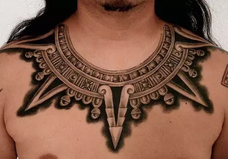 Aztec necklace Design Tattoo