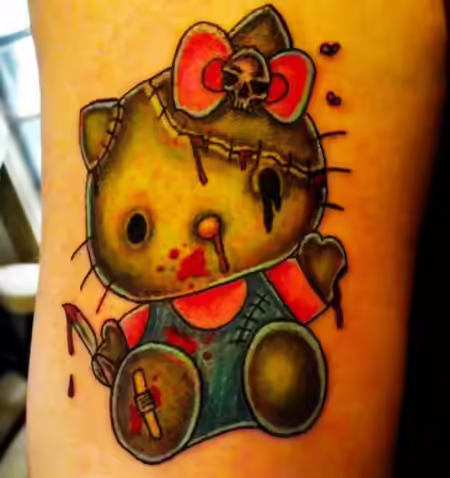 Gory Kitty Tattoo Gory Kitty Tattoo