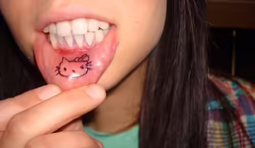 Lip Tattoos - Hello Kitty Hello Kitty