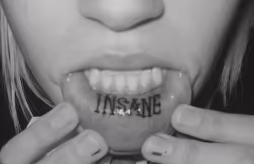 Lip Tattoos - Insane Inner Lip Tattoo Inner Lip Tattoo
