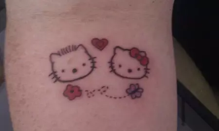 Kitty Couple Tattoo