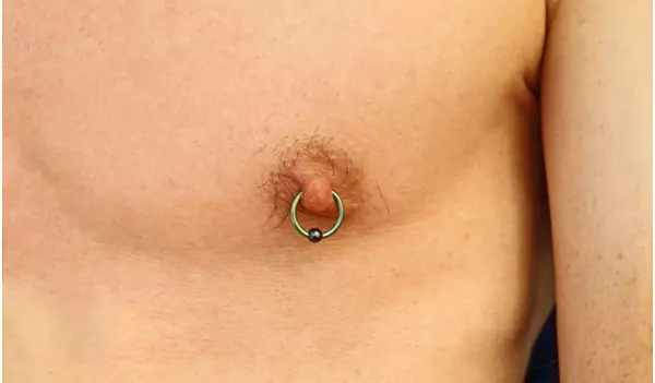 Nipple piercing