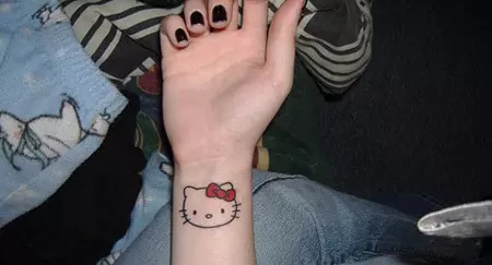 Simple Kitty tattoo