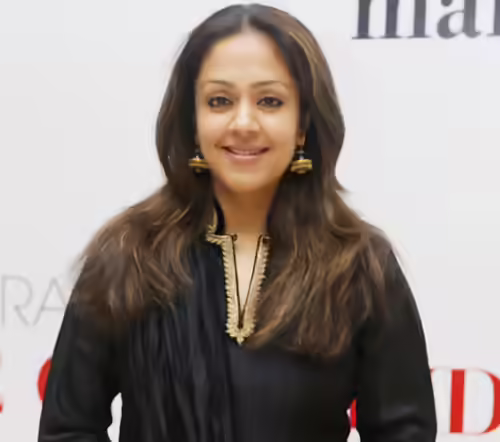 Look 2 of Jyothika without makeup Look 2 of Jyothika without makeup