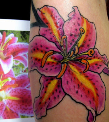 Top-10-Lily-Tattoo-Designs