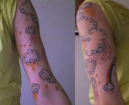 Weather Clouds Tattoo