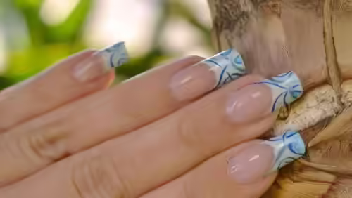 Airbrushed Nail Tips For French Nails 9. Airbrushed Nail Tips For French Nails