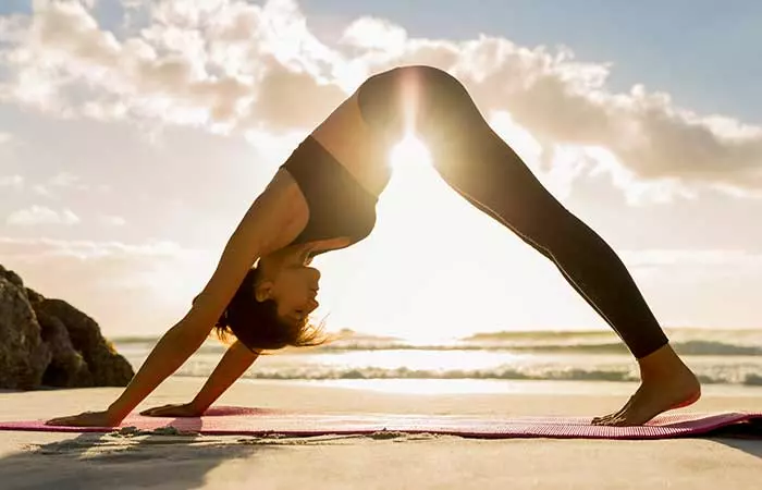  c.Adho Mukha Svanasana (Downward-Facing Dog)