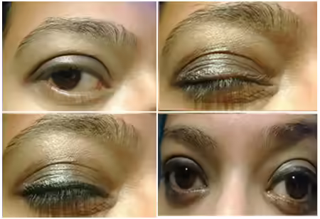 Aishwarya Rai's shimmery brown eye makeup Aishwarya Rai's shimmery brown eye makeup