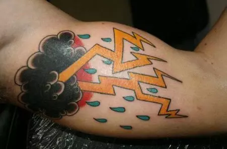 thunder cloud tattoo