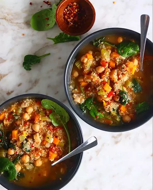 Chickpea And Quinoa Soup - 30-Minute Meal