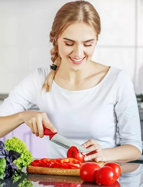 Snacks For Weight Loss - Tomato Slices