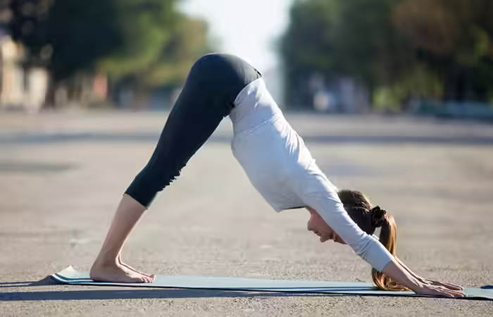 Yoga For Scoliosis - Adho Mukha Svanasana 2.-Adho-Mukha-Svanasana