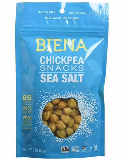 Biena All Natural Roasted Chickpeas Snacks For Weight Loss - Biena All Natural Roasted Chickpeas