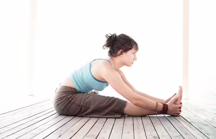 Yoga For Scoliosis - Paschimottanasana 5.-Paschimottanasana