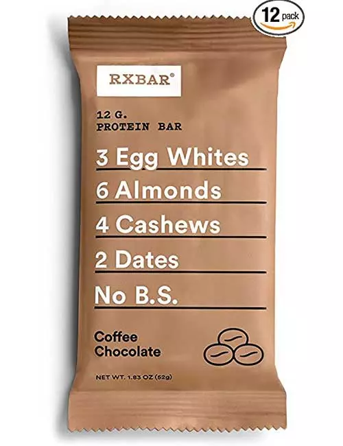 Snacks For Weight Loss - RX Bar Coffee Chocolate