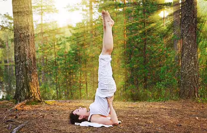 Yoga For Scoliosis - Sarvangasana 9.-Sarvangasana