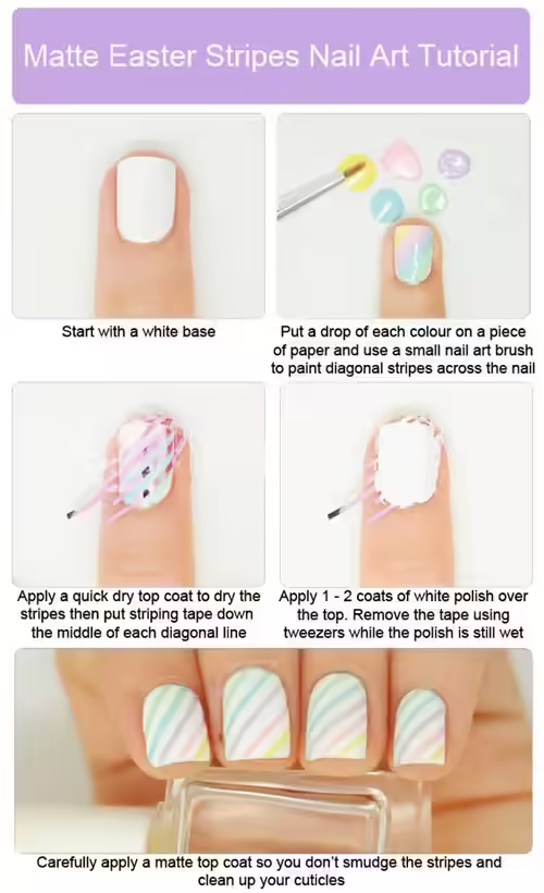 Easter Pastel Rainbow Stripes Easter Pastel Rainbow Stripes