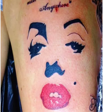 Marilyn Monroe tattoos
