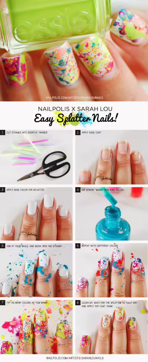 Rainbow Paint Splatter Rainbow Paint Splatter
