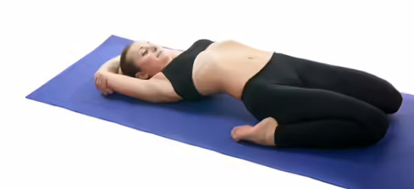 supta virasana supta virasana