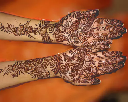 Arabic mehendi design