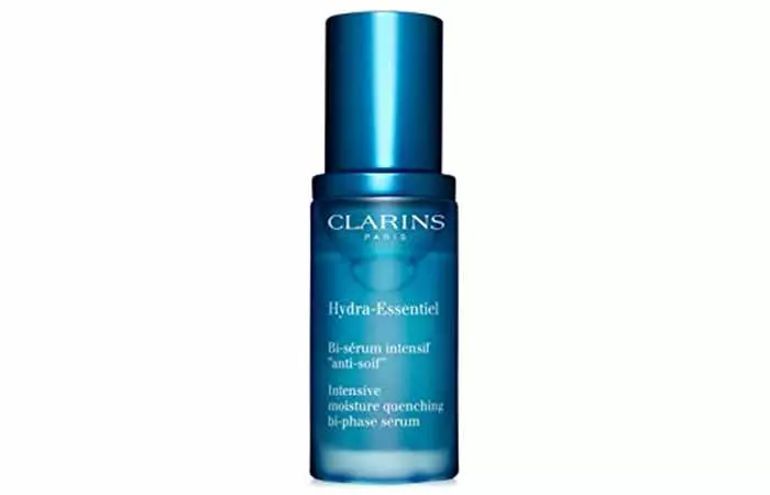 Hyaluronic Acid For Skin Care - Clarins Hydra-Essentiel intensive Moisture Quenching Bi-phase Serum