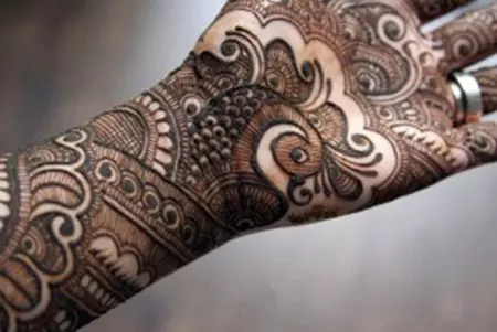 interesting bisha mehndi design twos