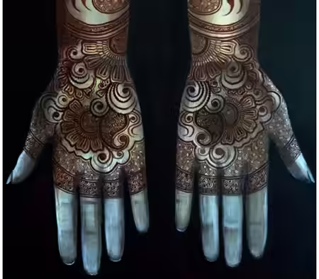 interesting bisha mistry mehndi design one interesting bisha mistry mehndi design one