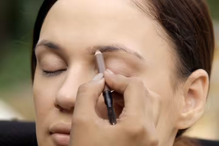 Step 2: Fill Your Eyebrows with Pencil How To Make Eyebrows Thicker? - Step 2: Fill Your Eyebrows with Pencil