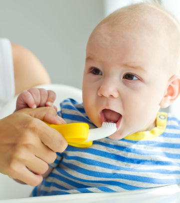 Brushing Baby