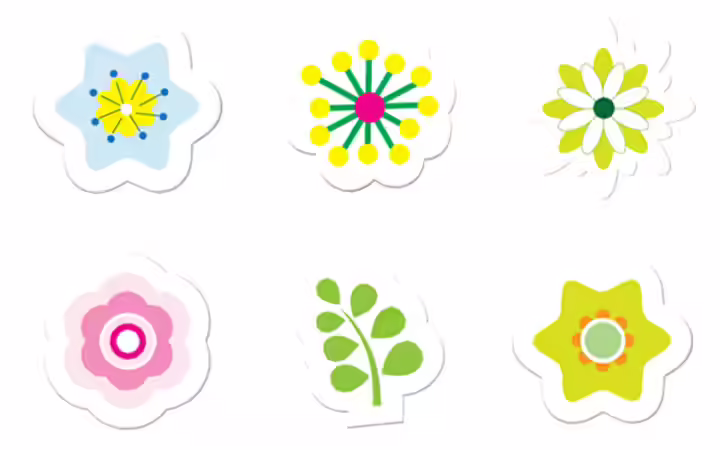 Craft Ideas for Toddlers - Card Stock Flowers Card Stock Flowers